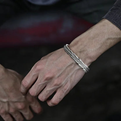 « Je serai toujours là avec toi » Bracelet à plumes