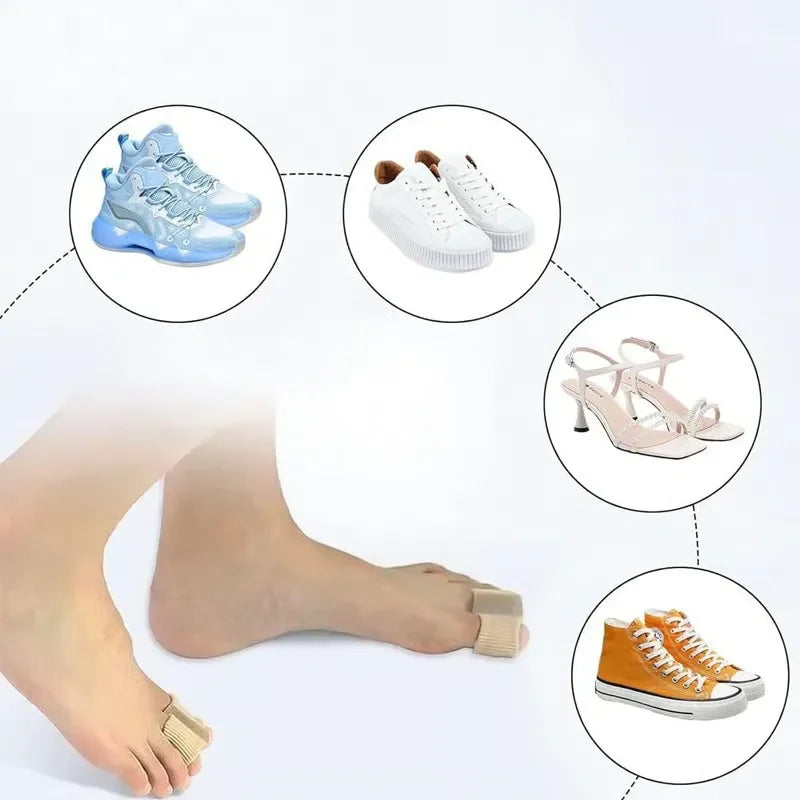 Paire de séparateurs d’orteils en gel – Correction Hallux Valgus